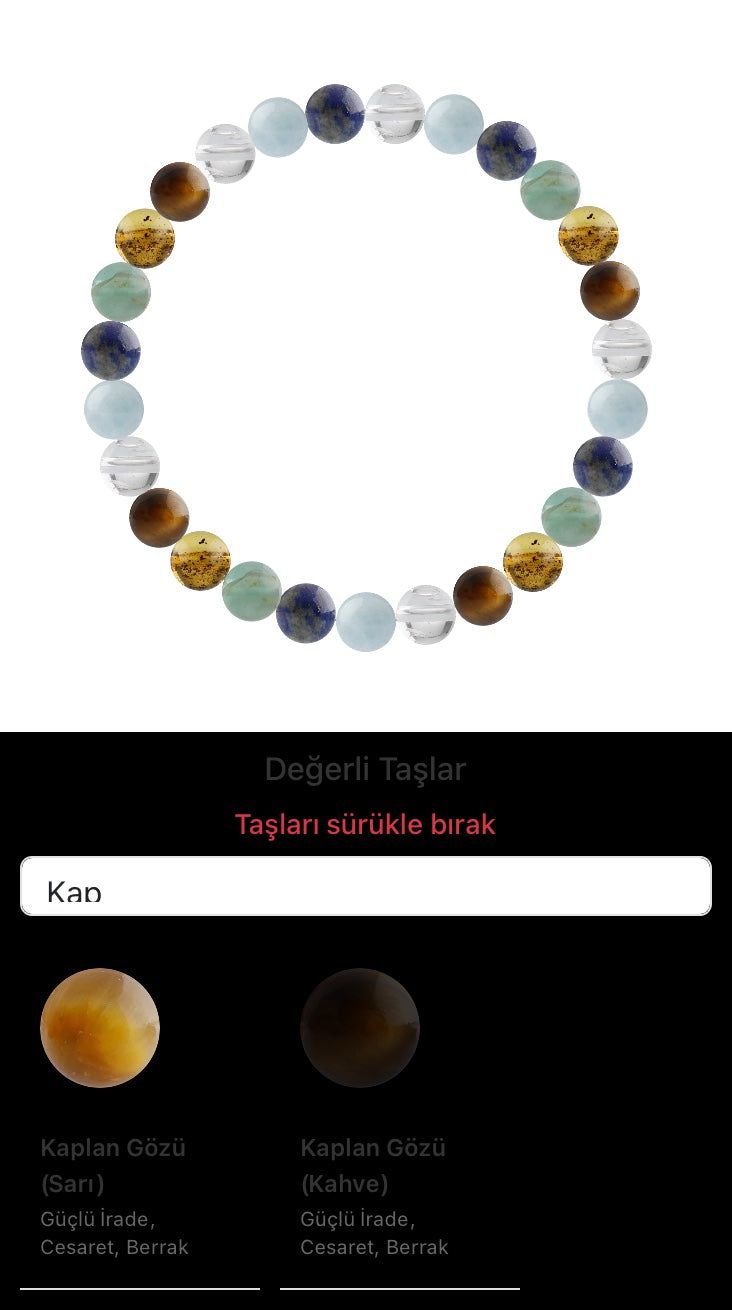 Özel Tasarım Elastik Misineli - 27 Taş - Özel Tasarım Görseli