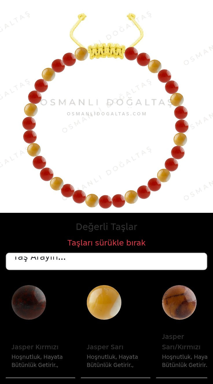 Özel Tasarım Merdiven Kapama Bileklik - 33 Taş - Özel Tasarım Görseli