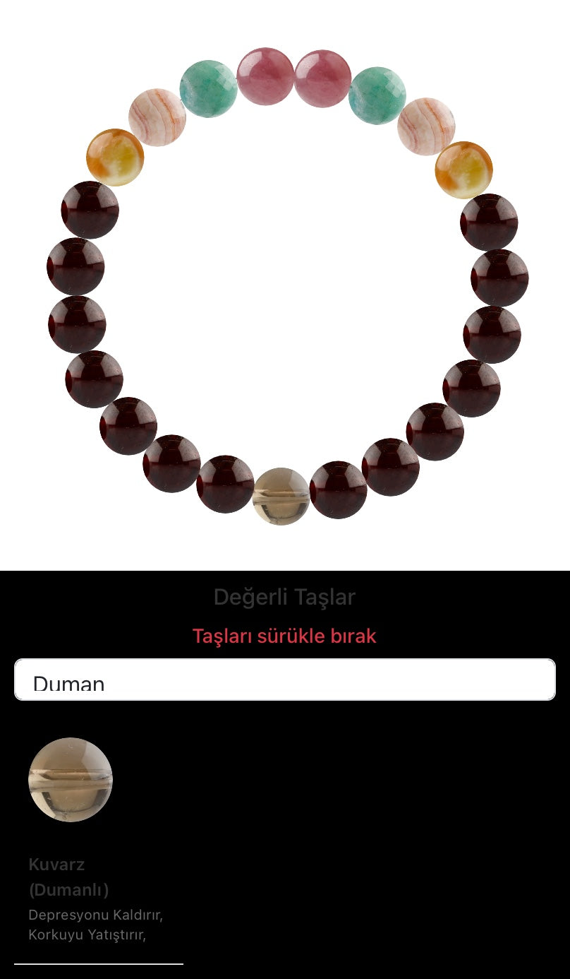 Özel Tasarım Elastik Misineli - 23 Taş - Özel Tasarım Görseli