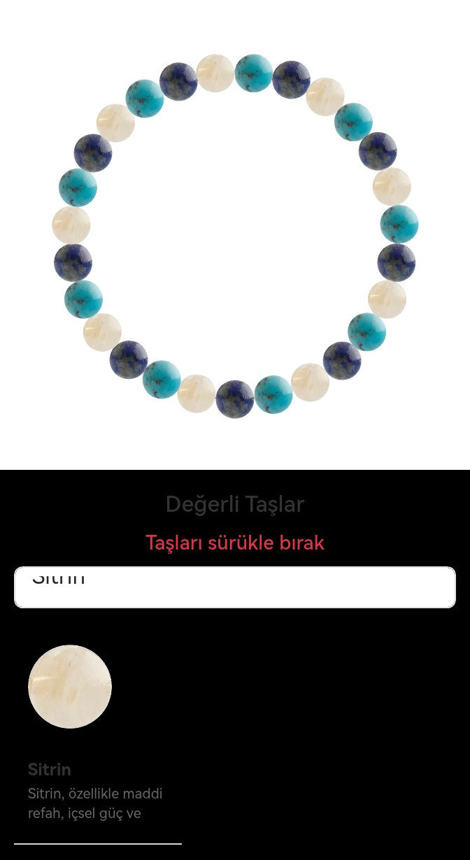 Özel Tasarım Elastik Misineli - 27 Taş - Özel Tasarım Görseli