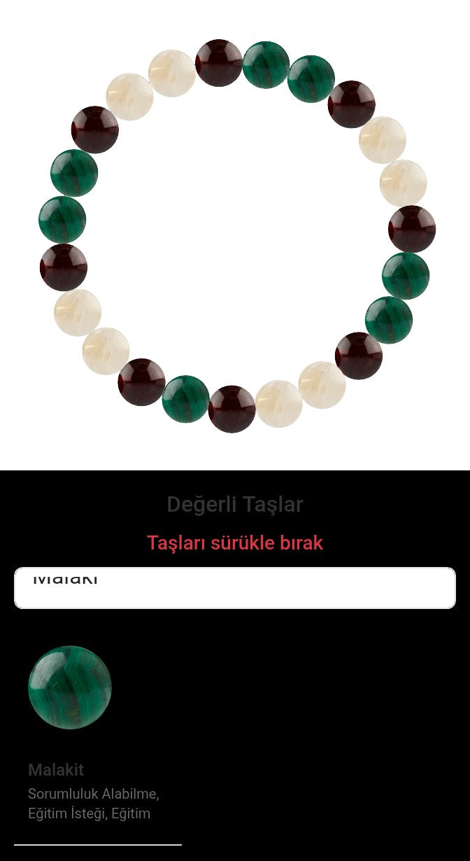 Özel Tasarım Elastik Misineli - 23 Taş - Özel Tasarım Görseli
