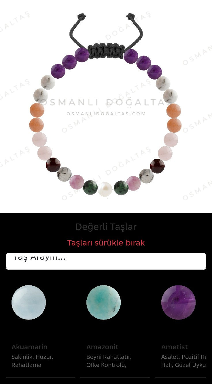 Özel Tasarım Merdiven Kapama Bileklik - 27 Taş - Özel Tasarım Görseli