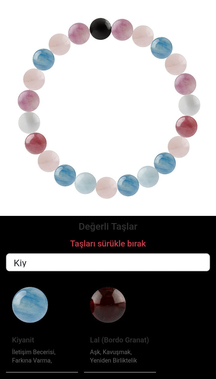 Özel Tasarım Elastik Misineli - 23 Taş - Özel Tasarım Görseli