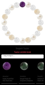 Özel Tasarım Elastik Misineli - 20 Taş - Özel Tasarım Görseli
