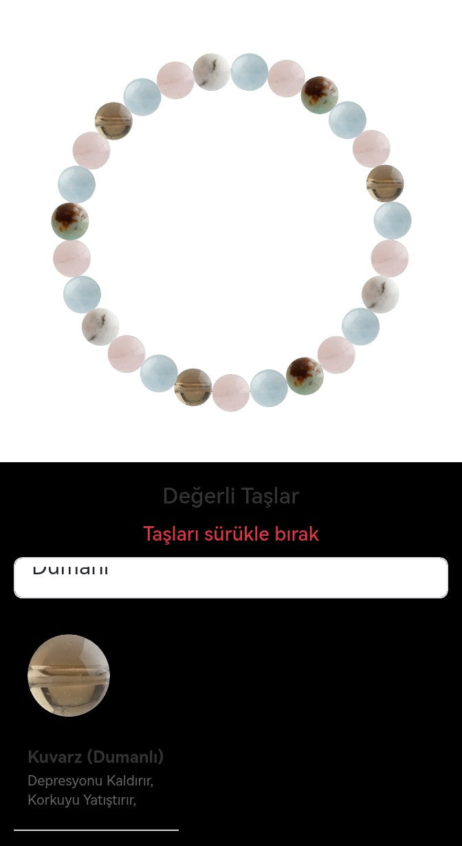 Özel Tasarım Elastik Misineli - 27 Taş - Özel Tasarım Görseli