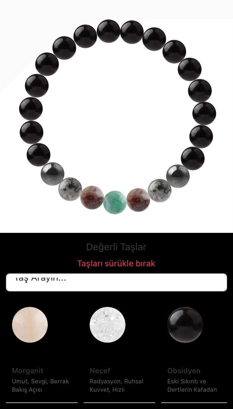 Özel Tasarım Elastik Misineli - 23 Taş - Özel Tasarım Görseli