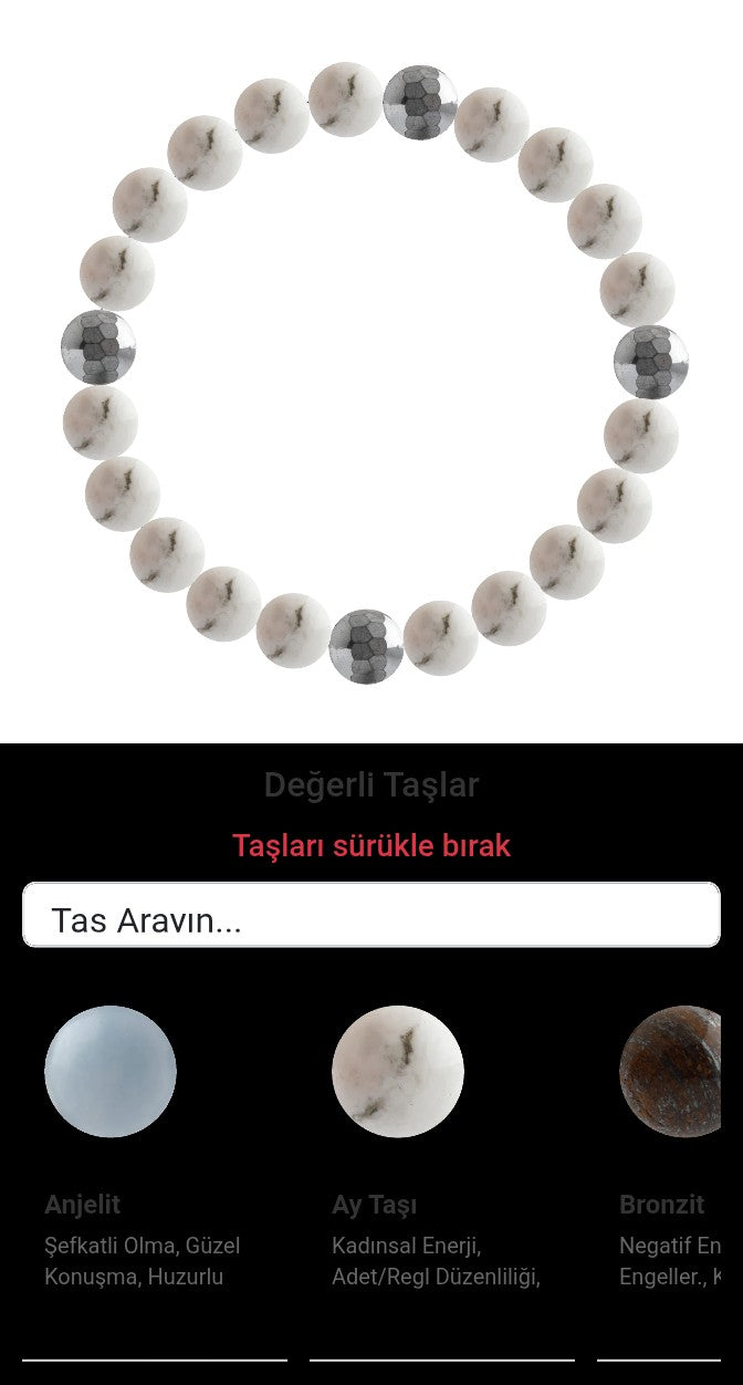 Özel Tasarım Elastik Misineli - 23 Taş - Özel Tasarım Görseli