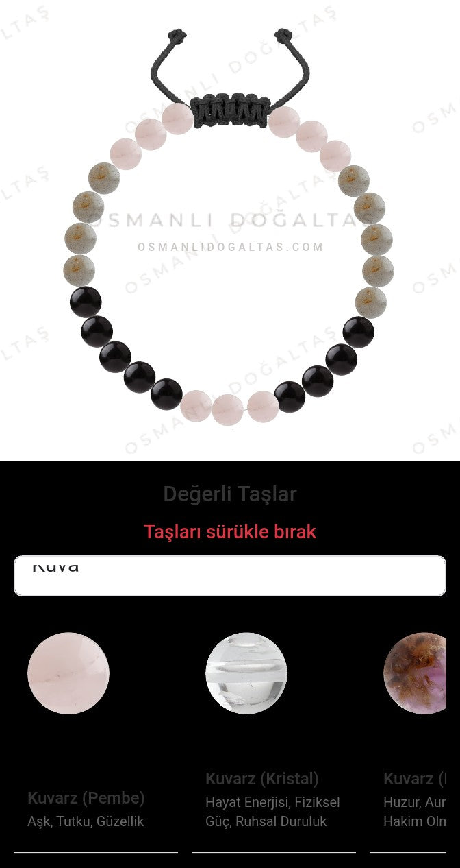 Özel Tasarım Merdiven Kapama Bileklik - 27 Taş - Özel Tasarım Görseli