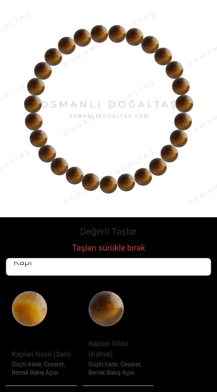 Özel Tasarım Elastik Misineli - 27 Taş - Özel Tasarım Görseli