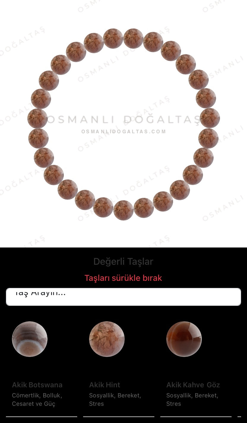 Özel Tasarım Elastik Misineli - 27 Taş - Özel Tasarım Görseli
