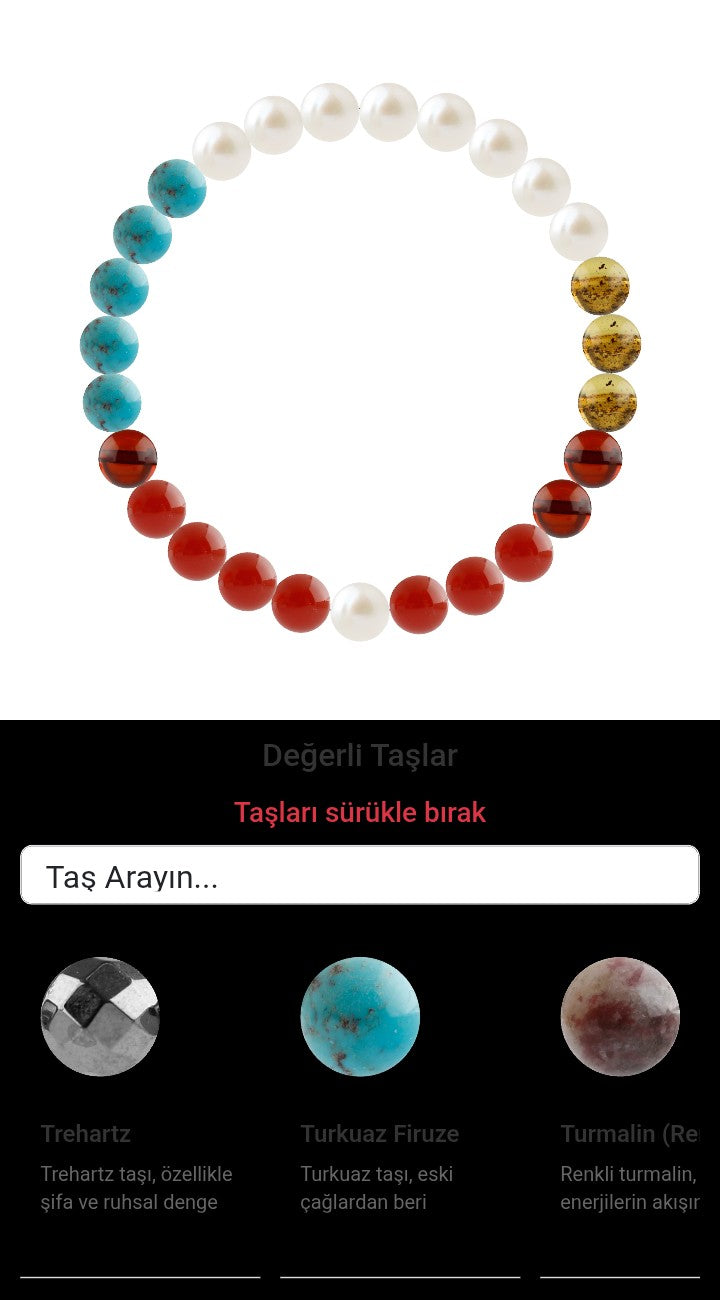 Özel Tasarım Elastik Misineli - 27 Taş - Özel Tasarım Görseli