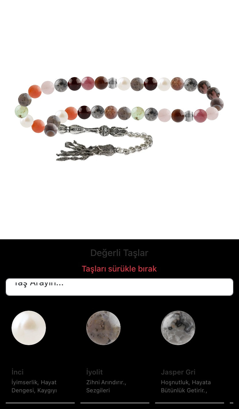 Özel Tasarım Tesbih - 33 Taş - Özel Tasarım Görseli