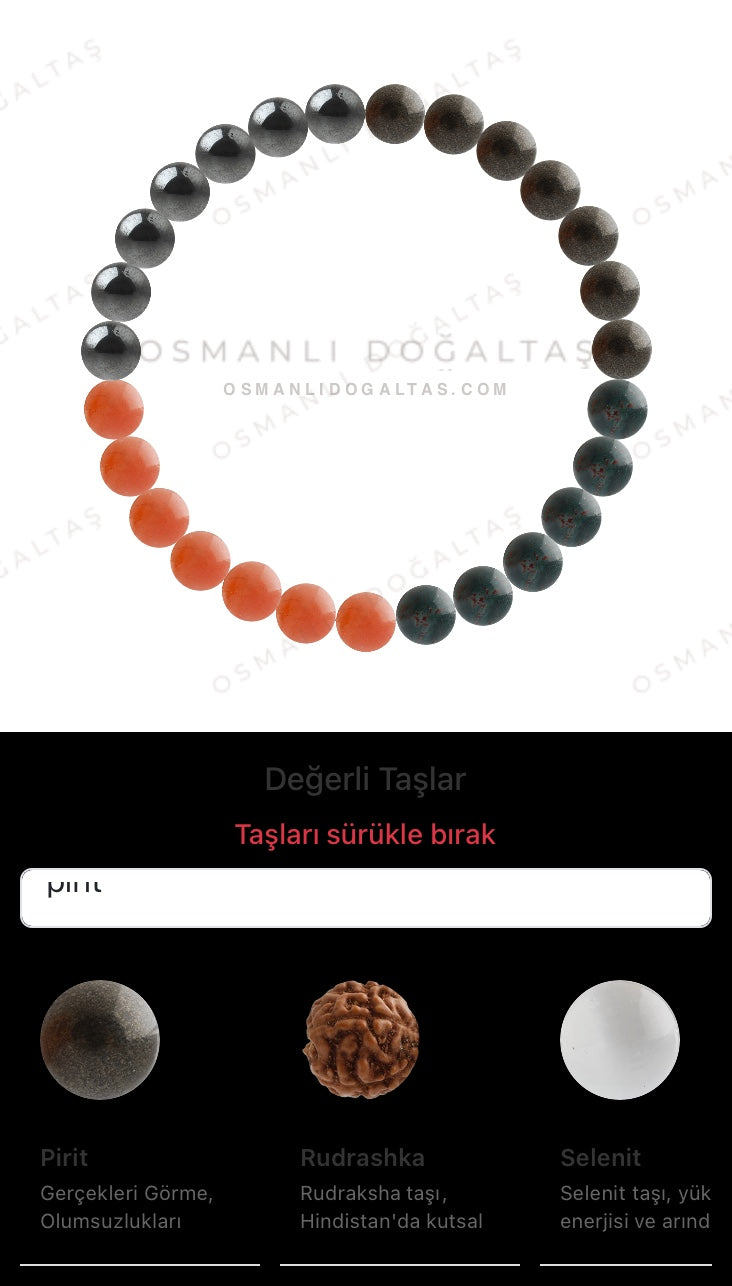 Özel Tasarım Elastik Misineli - 27 Taş - Özel Tasarım Görseli