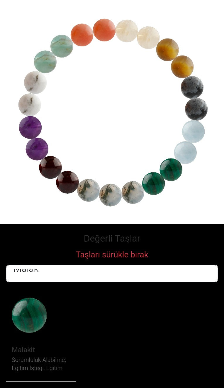 Özel Tasarım Elastik Misineli - 23 Taş - Özel Tasarım Görseli
