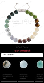 Özel Tasarım Merdiven Kapama Bileklik - 20 Taş - Özel Tasarım Görseli