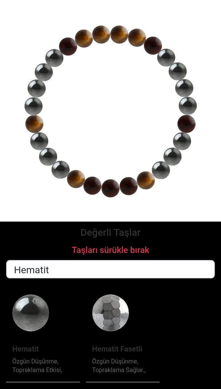 Özel Tasarım Elastik Misineli - 27 Taş - Özel Tasarım Görseli