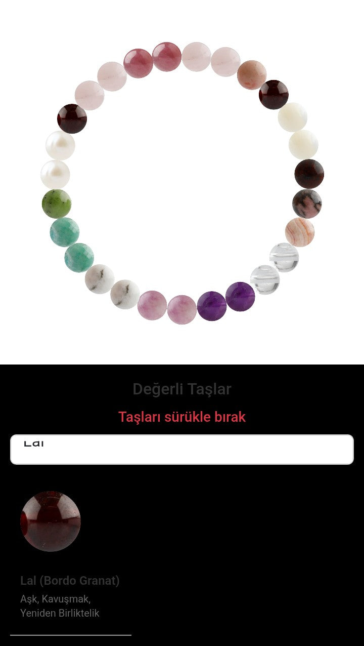 Özel Tasarım Elastik Misineli - 27 Taş - Özel Tasarım Görseli