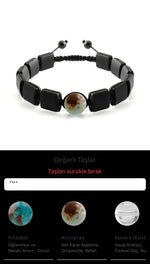 Özel Tasarım Kare Kesim Obsidyen - 1 Taş - Özel Tasarım Görseli