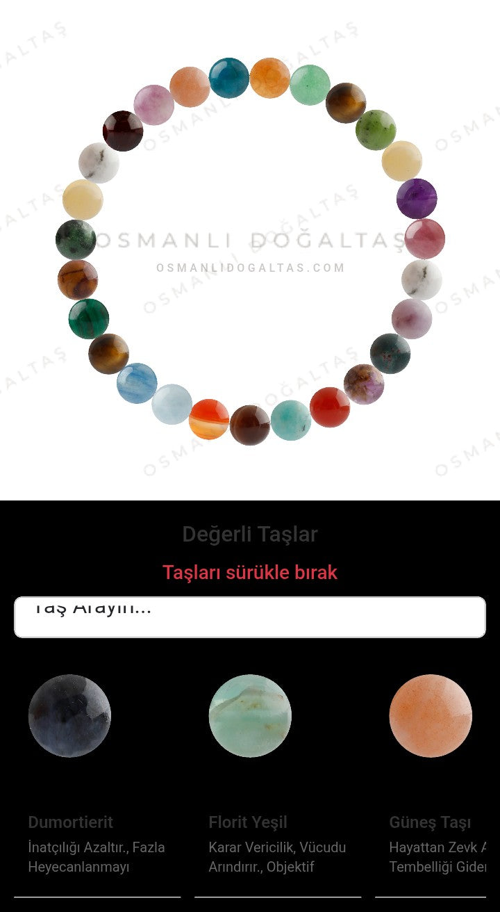 Özel Tasarım Elastik Misineli - 27 Taş - Özel Tasarım Görseli