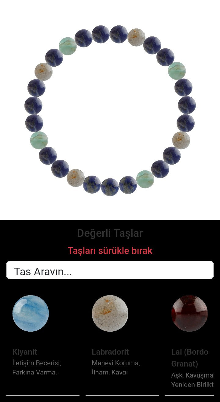 Özel Tasarım Elastik Misineli - 27 Taş - Özel Tasarım Görseli