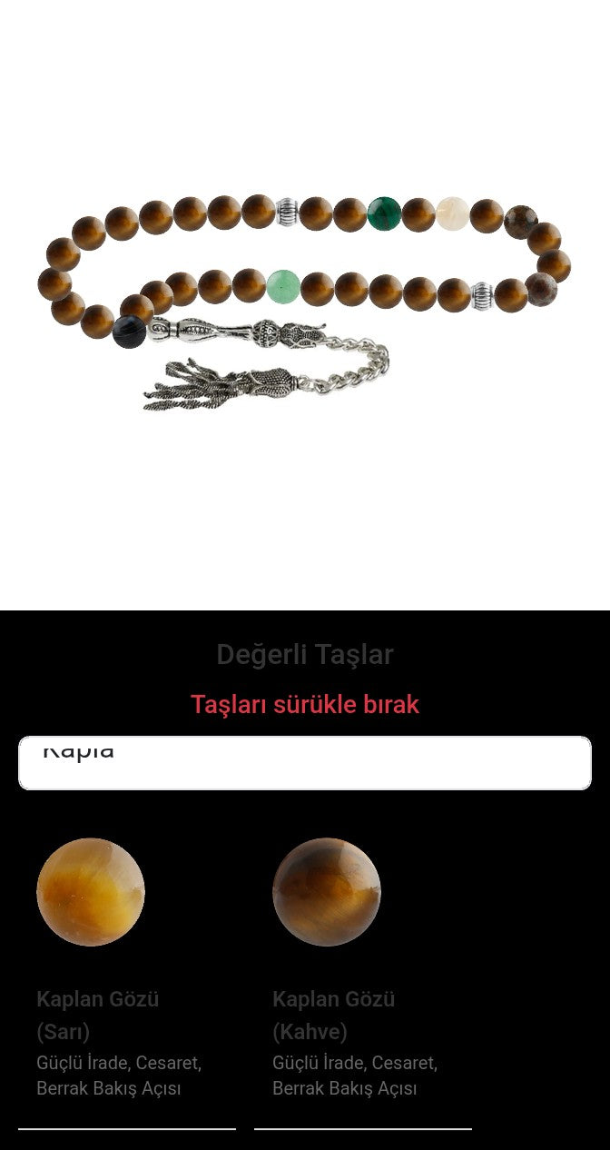 Özel Tasarım Tesbih - 33 Taş - Özel Tasarım Görseli