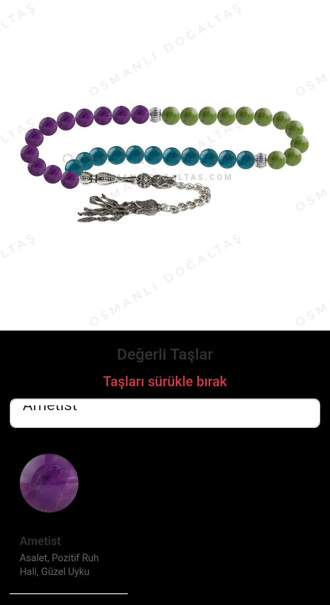 Özel Tasarım Tesbih - 33 Taş - Özel Tasarım Görseli