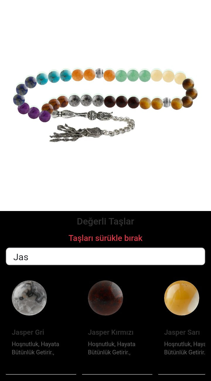Özel Tasarım Tesbih - 33 Taş - Özel Tasarım Görseli