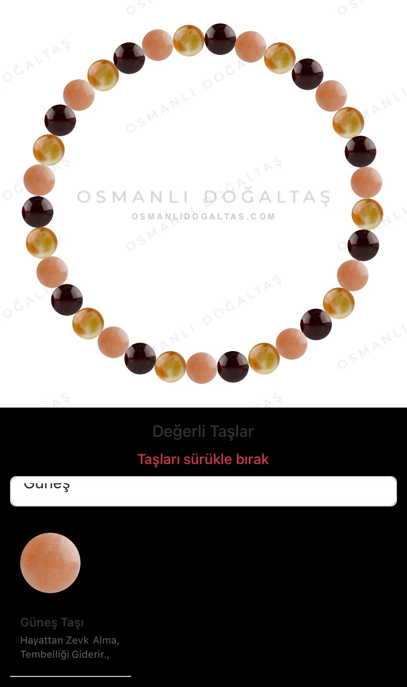 Özel Tasarım Elastik Misineli - 33 Taş - Özel Tasarım Görseli