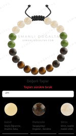 Özel Tasarım Merdiven Kapama Bileklik - 20 Taş - Özel Tasarım Görseli