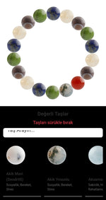 Özel Tasarım Elastik Misineli - 18 Taş - Özel Tasarım Görseli