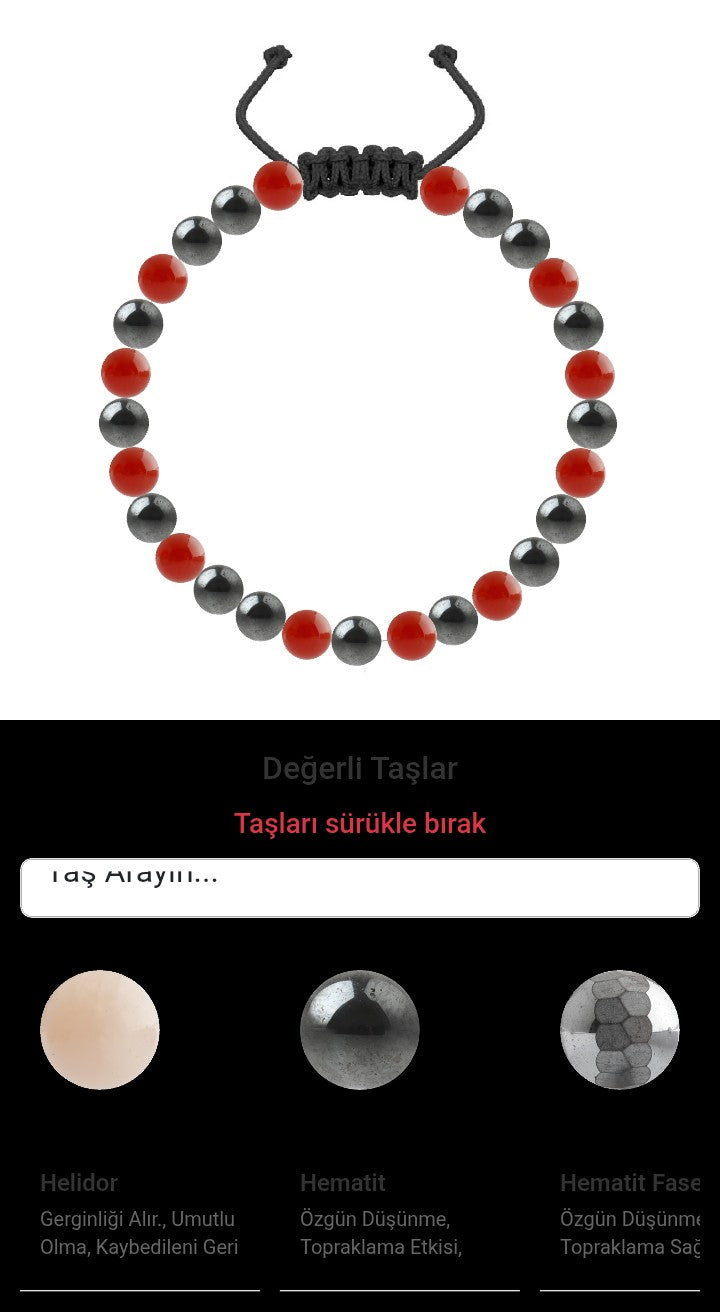 Özel Tasarım Merdiven Kapama Bileklik - 27 Taş - Özel Tasarım Görseli