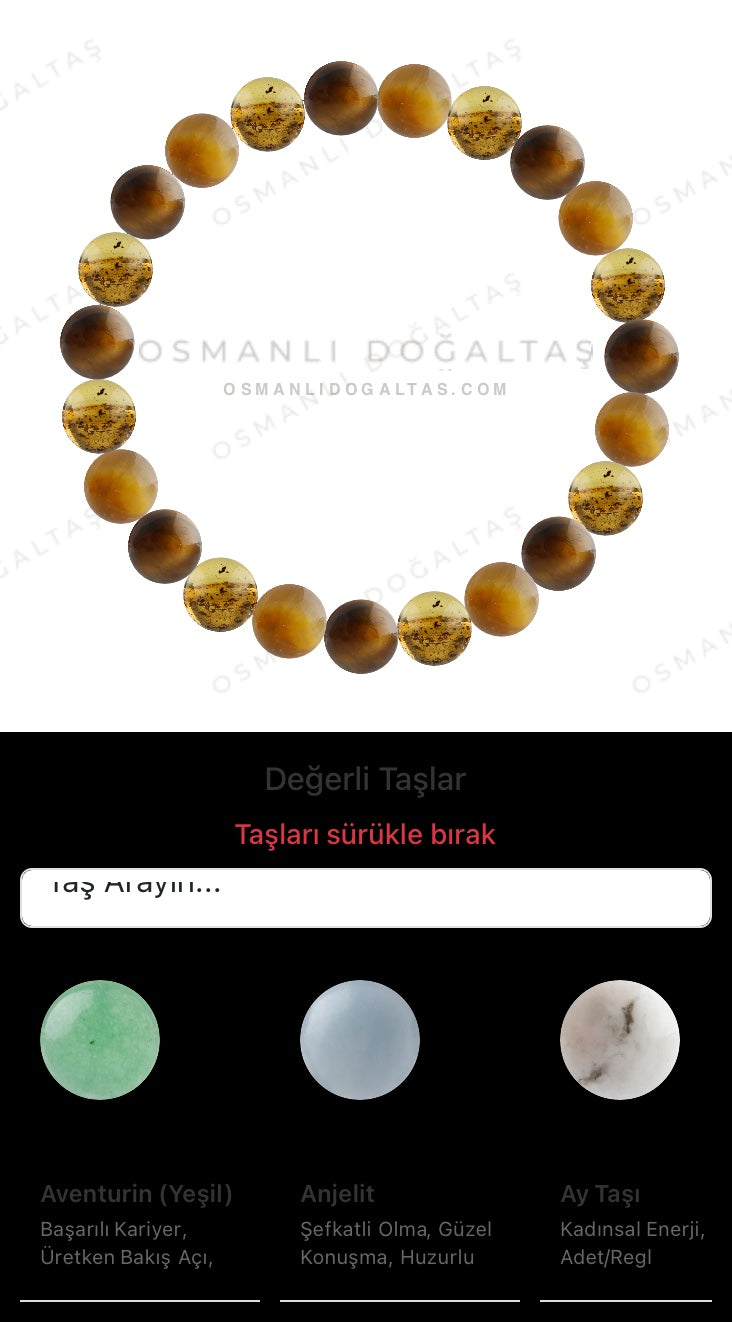 Özel Tasarım Elastik Misineli - 23 Taş - Özel Tasarım Görseli