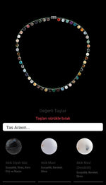 Özel Tasarım Kolye - 50 Taş - Özel Tasarım Görseli