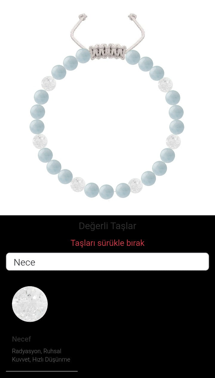 Özel Tasarım Merdiven Kapama Bileklik - 27 Taş - Özel Tasarım Görseli