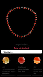 Özel Tasarım Kolye - 42 Taş - Özel Tasarım Görseli