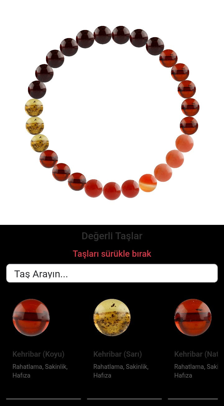 Özel Tasarım Elastik Misineli - 27 Taş - Özel Tasarım Görseli