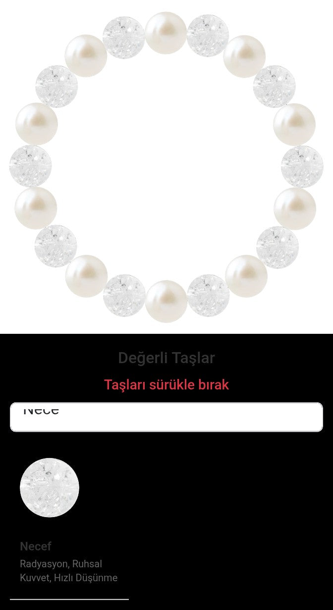 Özel Tasarım Elastik Misineli - 20 Taş - Özel Tasarım Görseli