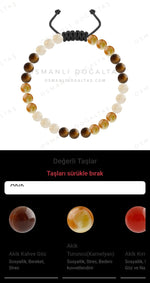 Özel Tasarım Merdiven Kapama Bileklik - 27 Taş - Özel Tasarım Görseli