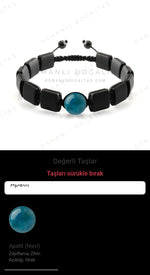 Özel Tasarım Kare Kesim Obsidyen - 1 Taş - Özel Tasarım Görseli