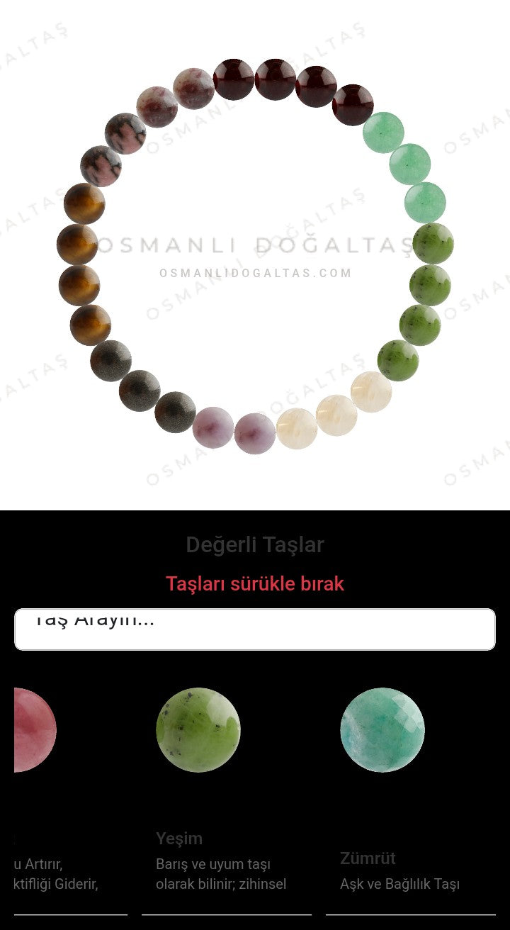 Özel Tasarım Elastik Misineli - 27 Taş - Özel Tasarım Görseli