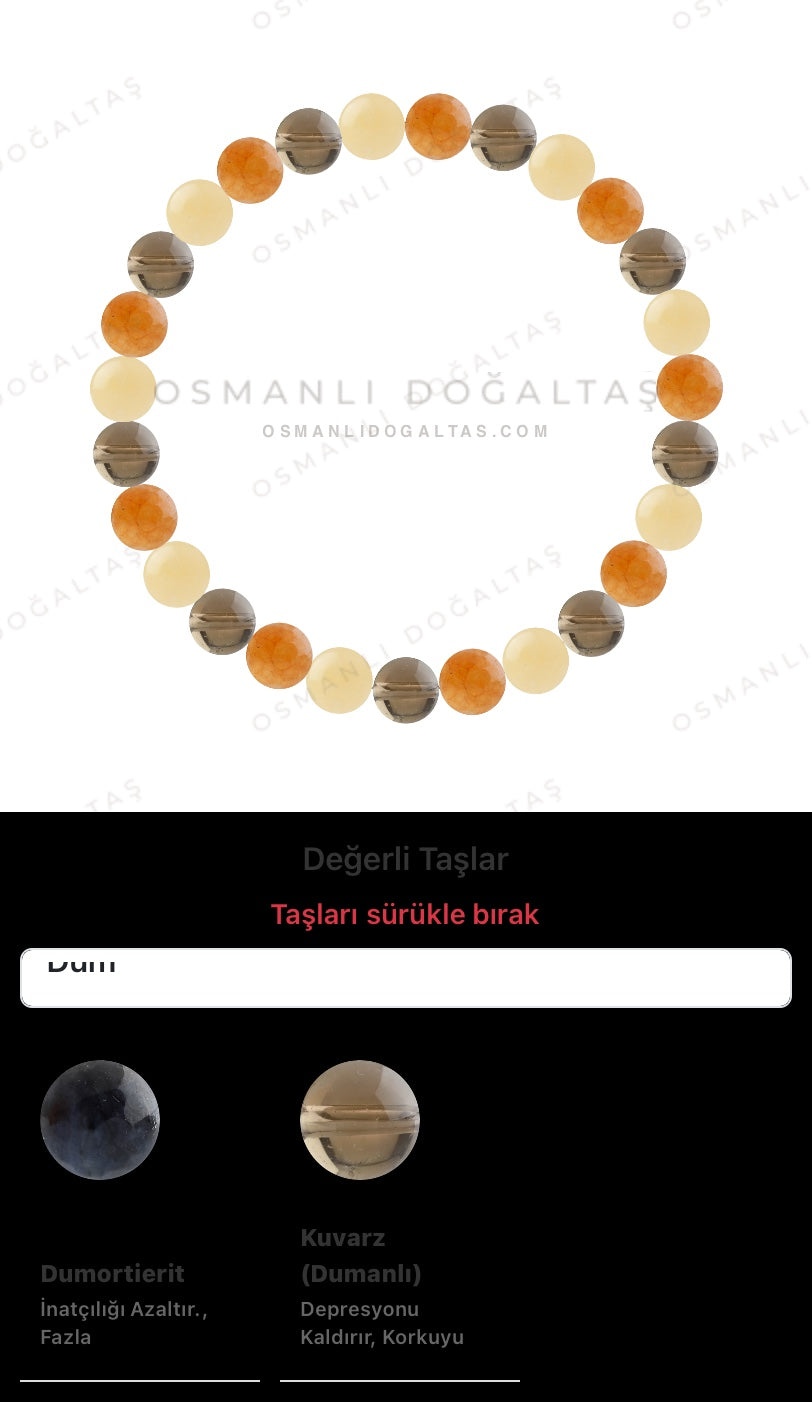 Özel Tasarım Elastik Misineli - 27 Taş - Özel Tasarım Görseli