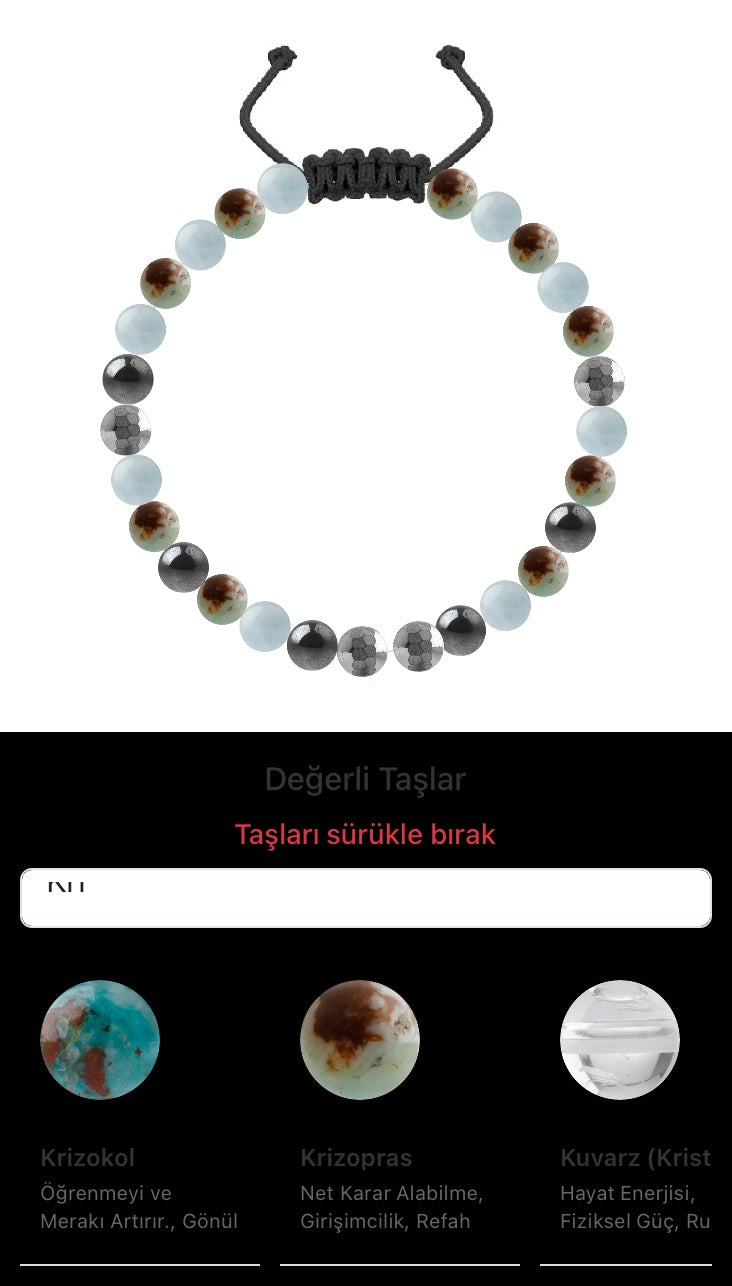 Özel Tasarım Merdiven Kapama Bileklik - 27 Taş - Özel Tasarım Görseli