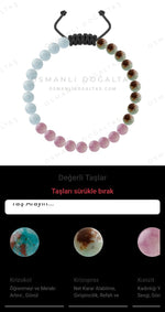 Özel Tasarım Merdiven Kapama Bileklik - 27 Taş - Özel Tasarım Görseli