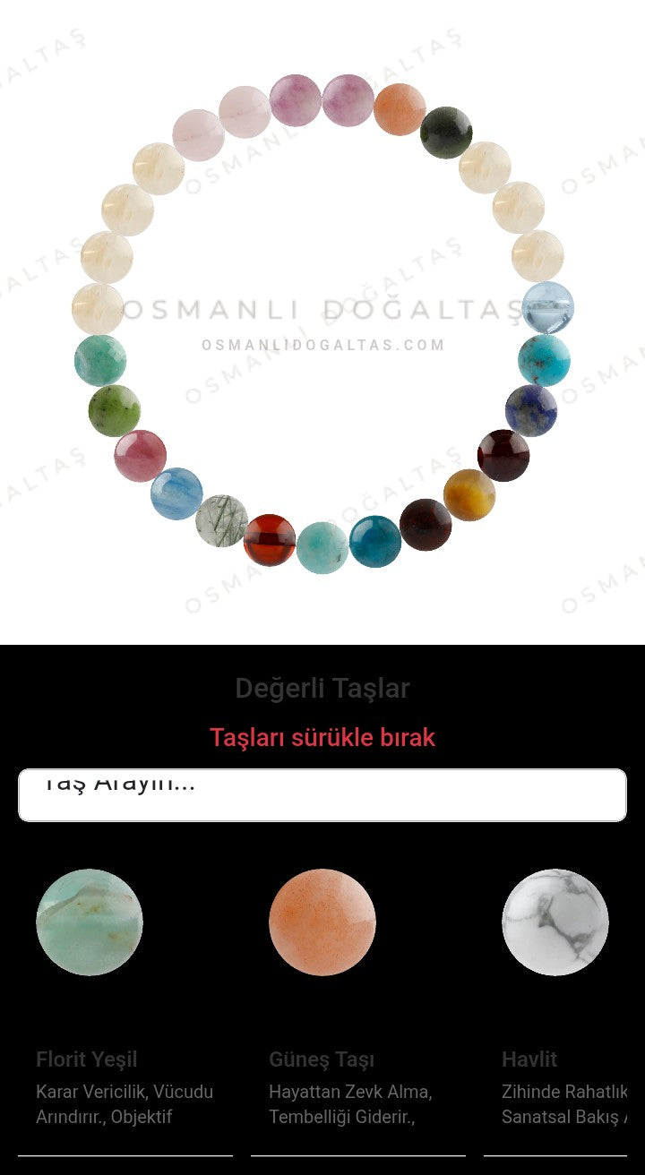 Özel Tasarım Elastik Misineli - 27 Taş - Özel Tasarım Görseli