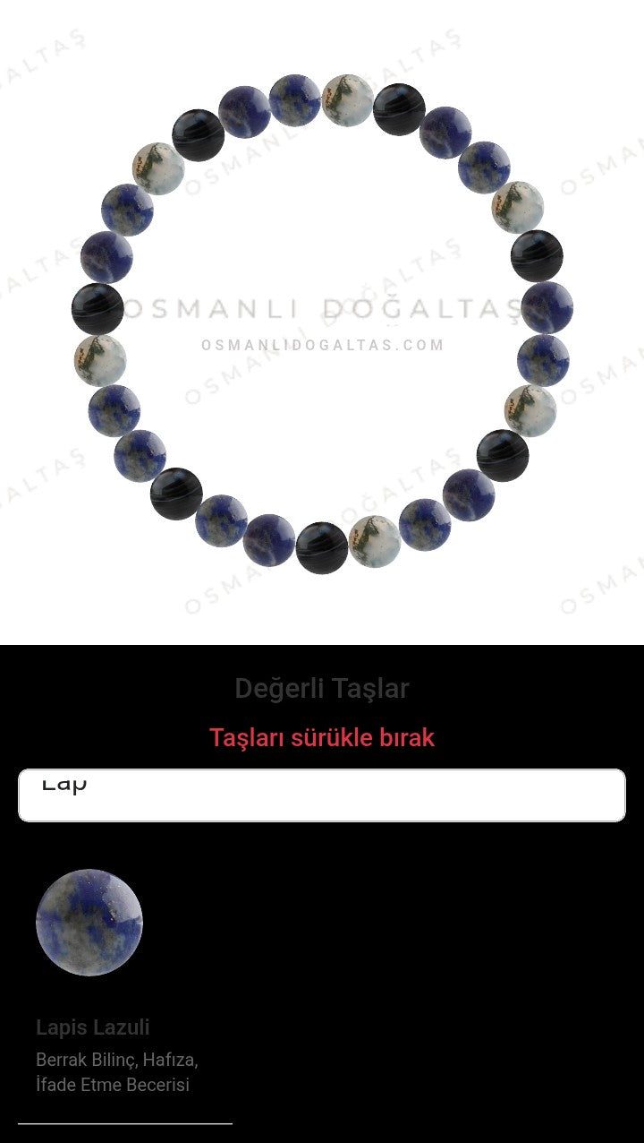 Özel Tasarım Elastik Misineli - 27 Taş - Özel Tasarım Görseli