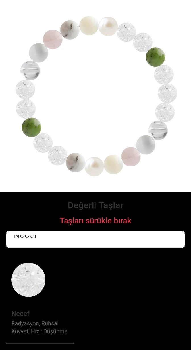 Özel Tasarım Elastik Misineli - 23 Taş - Özel Tasarım Görseli