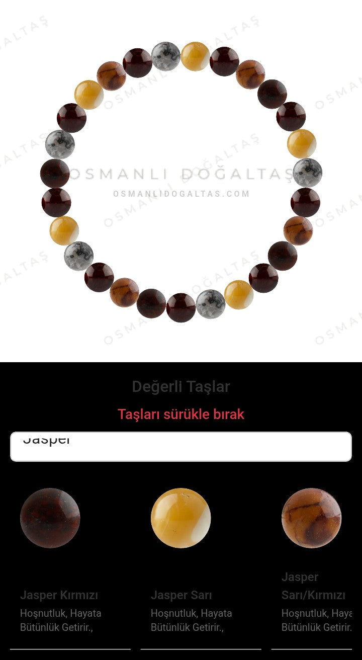 Özel Tasarım Elastik Misineli - 27 Taş - Özel Tasarım Görseli