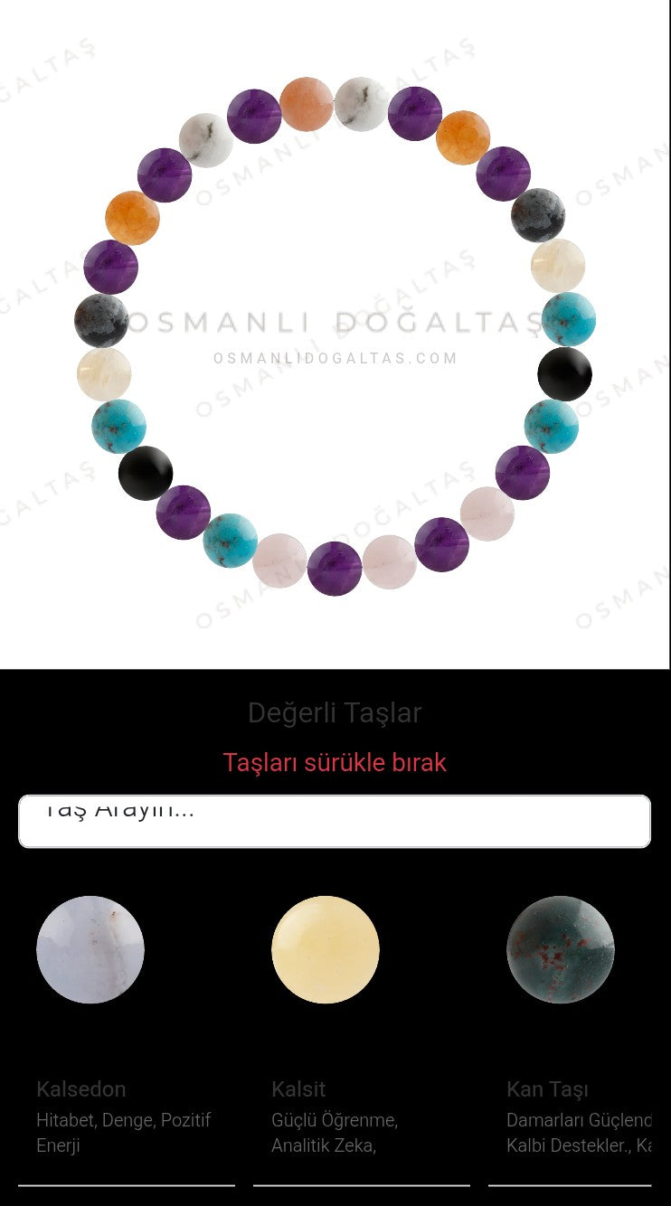 Özel Tasarım Elastik Misineli - 27 Taş - Özel Tasarım Görseli