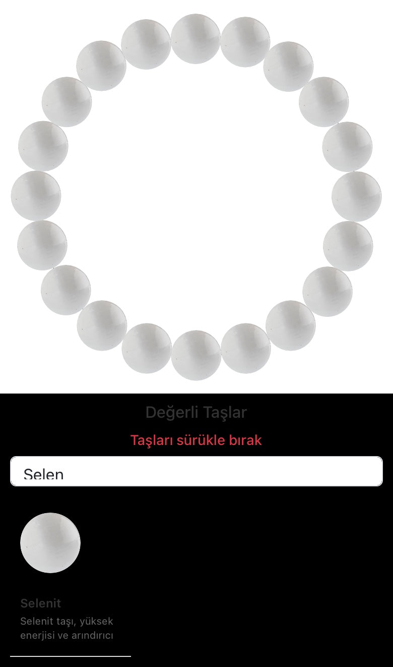 Özel Tasarım Elastik Misineli - 20 Taş - Özel Tasarım Görseli