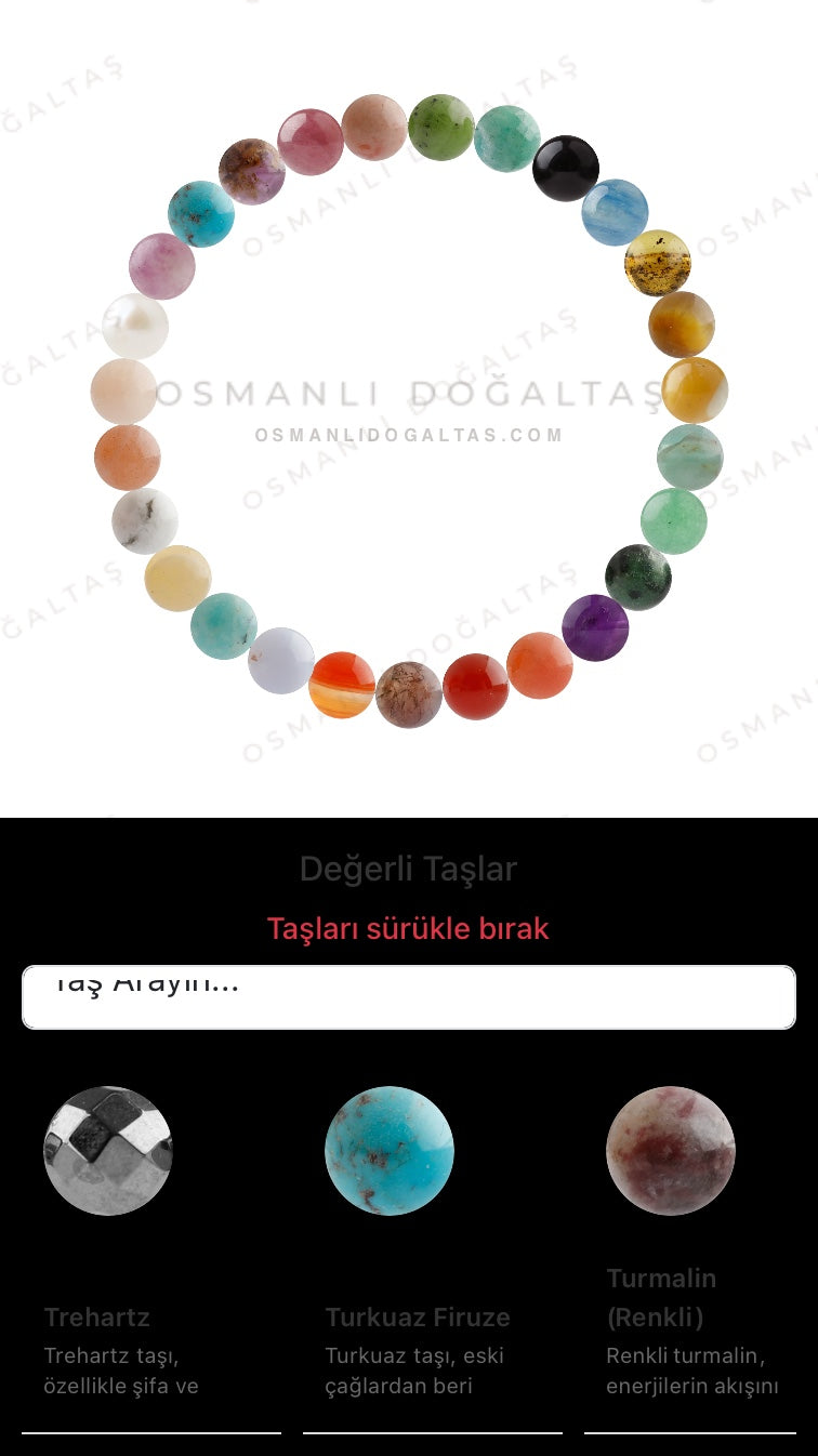 Özel Tasarım Elastik Misineli - 27 Taş - Özel Tasarım Görseli